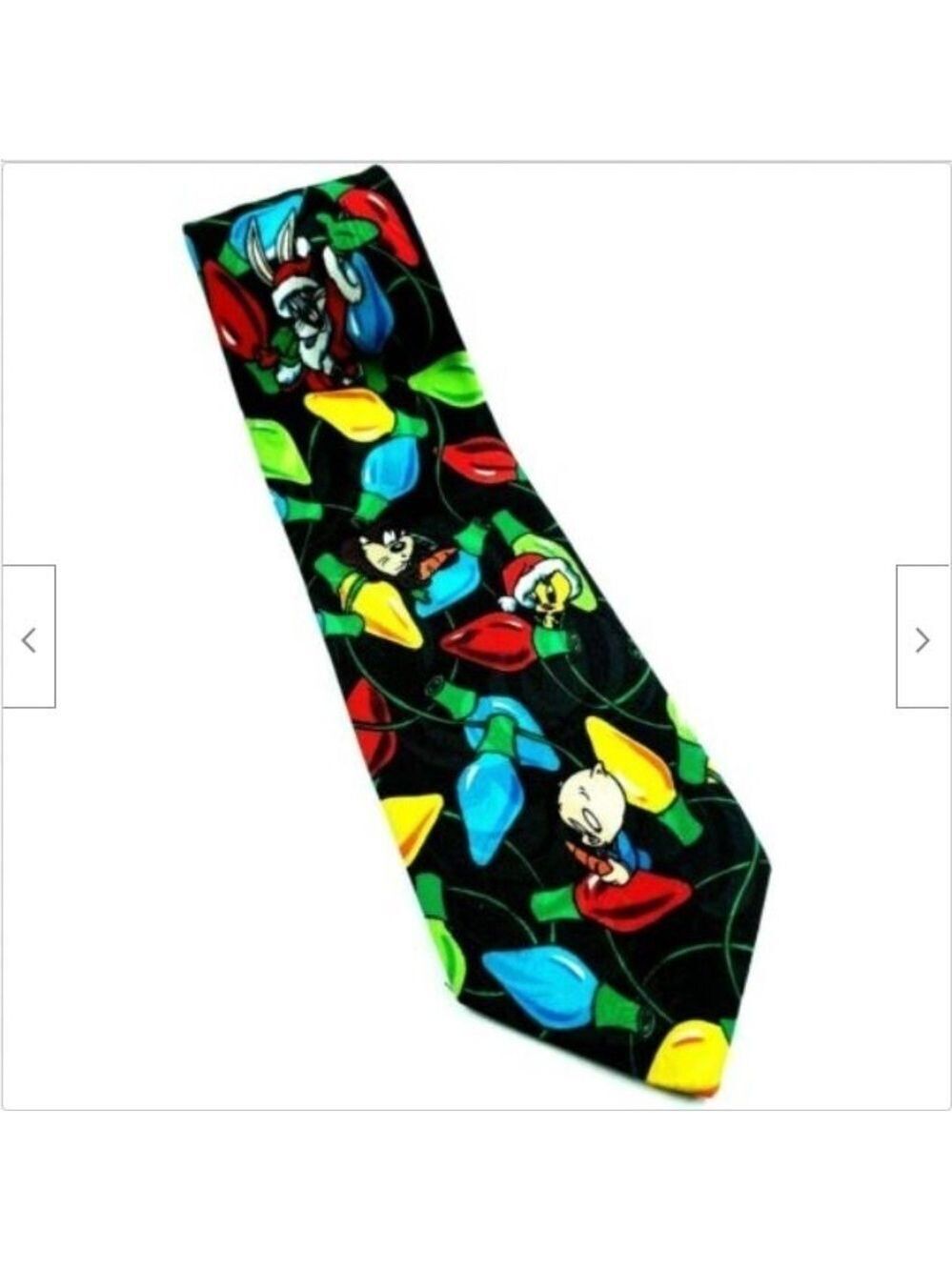 Looney Tunes Bugs Bunny Christmas Tie